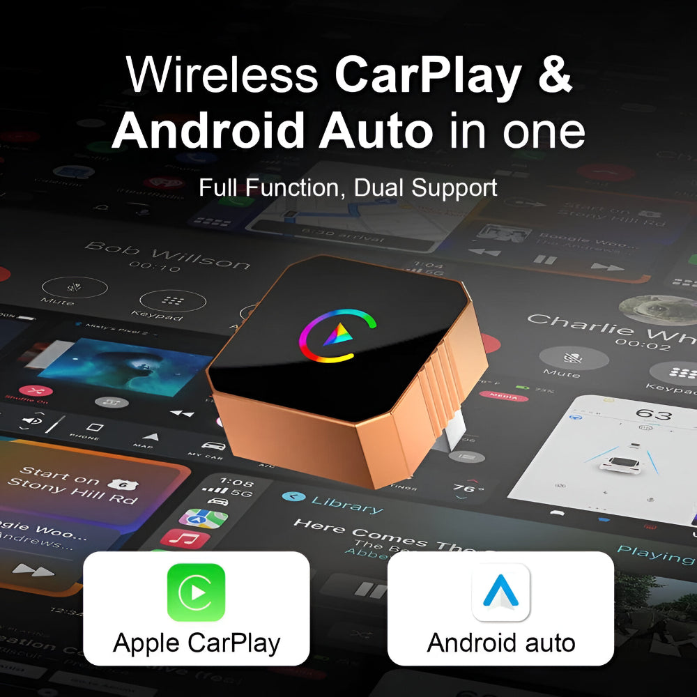 Compact Bluetooth Car Phone Mount Adapter