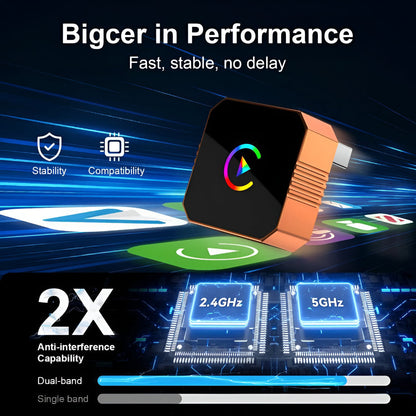 Compact Bluetooth Car Phone Mount Adapter