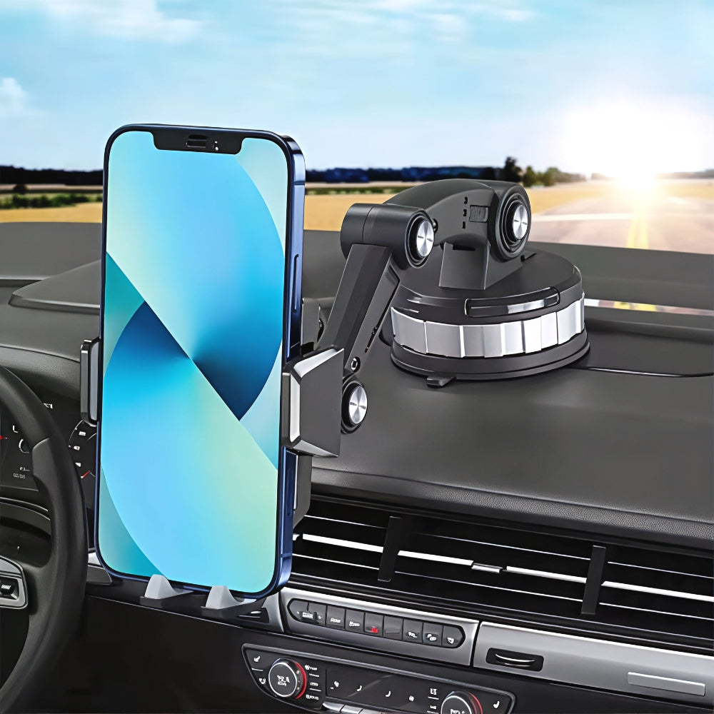 Car Phone Holder Adjustable Suction Mount Dashboard Stand 1
