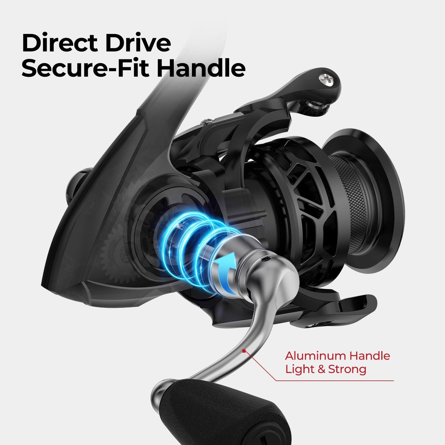Lightweight Carbon Fiber Spinning Fishing Reel