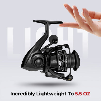 Lightweight Carbon Fiber Spinning Fishing Reel