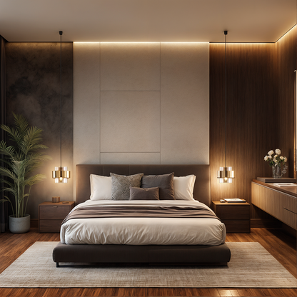 Sleek Hanging Glass Ceiling Lights