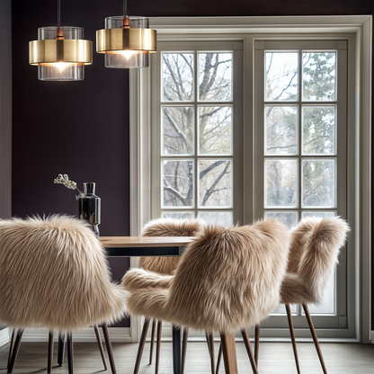 Sleek Hanging Glass Ceiling Lights