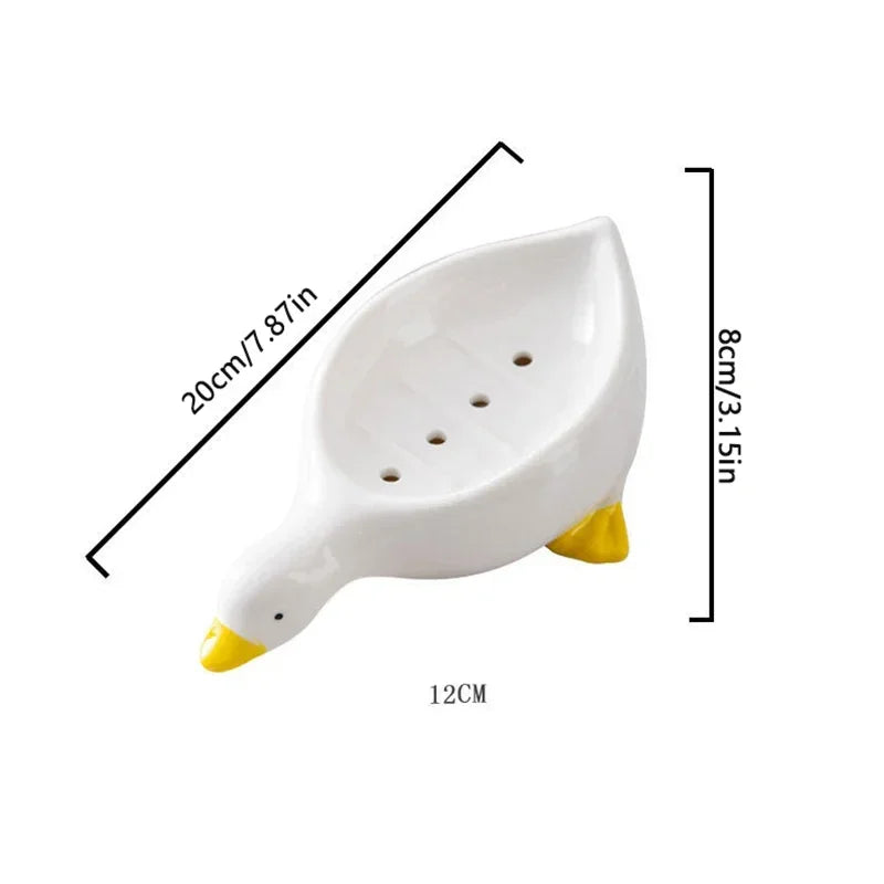 Cartoon Storage Container | Angry Duck Design with Drainable Feature – Fun Organizer for Toys and Kitchen Accessories 3