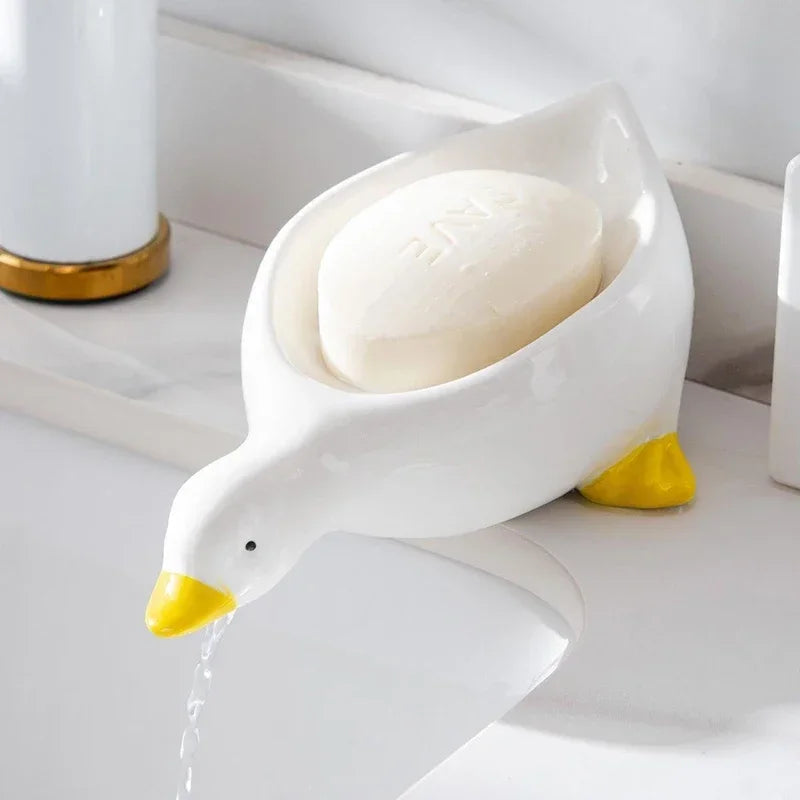 Cartoon Storage Container | Angry Duck Design with Drainable Feature – Fun Organizer for Toys and Kitchen Accessories 4