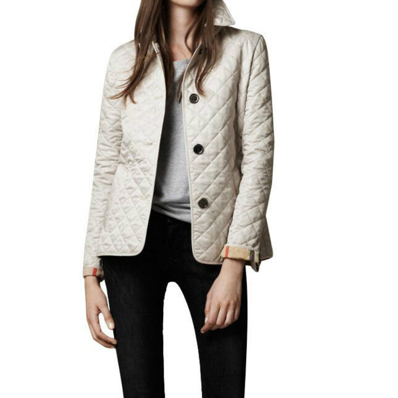 Casual Quilted Women’s Coat – Lightweight Button-Up Outerwear for Transitional Seasons 7