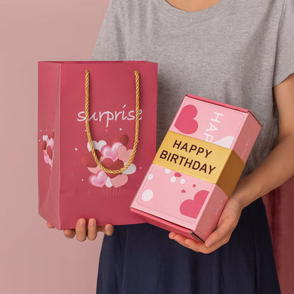Fun Pop Up Greeting Card Gift Box Set