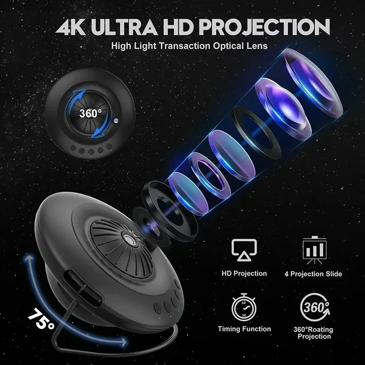 CelestialDream | Enchanting Adjustable Galaxy Light Projector for Home Ambiance 4