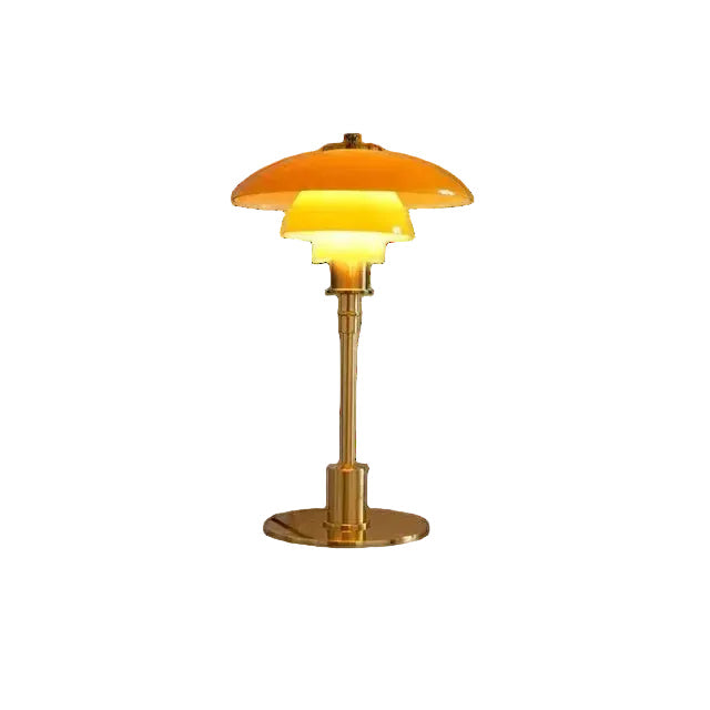 Elegant Clear Glass Desk Lamp