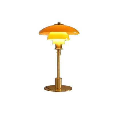 Elegant Clear Glass Desk Lamp