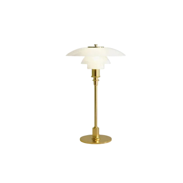 Elegant Clear Glass Desk Lamp