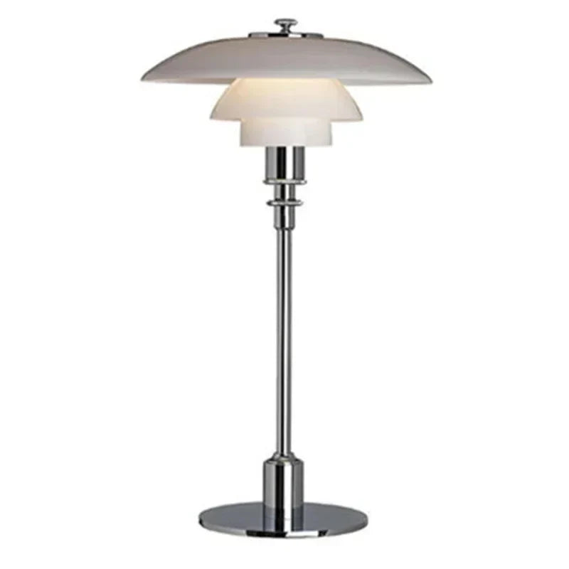 Elegant Clear Glass Desk Lamp - Lusomart