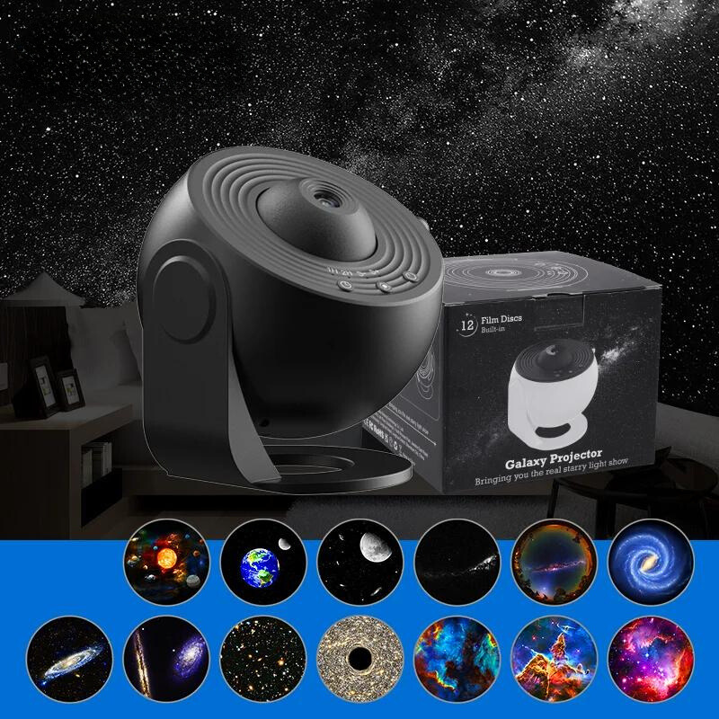 Cosmic LED Galaxy Night Light Projector