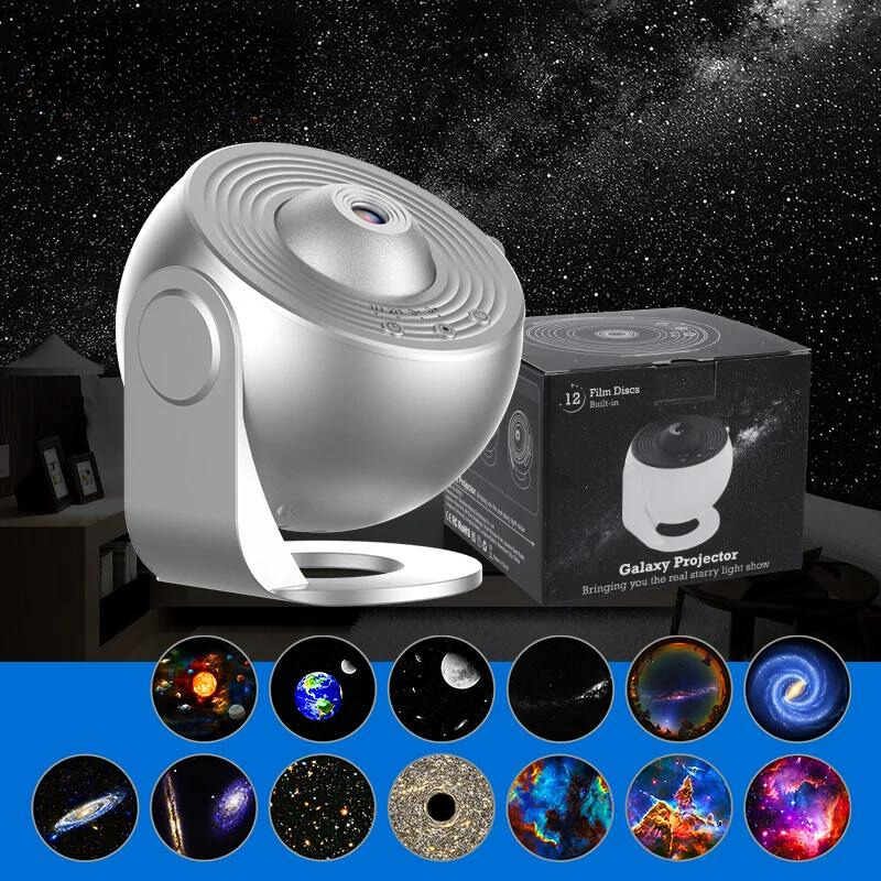 Cosmic LED Galaxy Night Light Projector