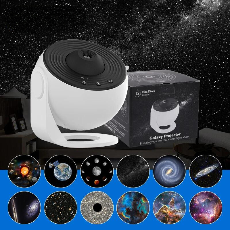 Cosmic LED Galaxy Night Light Projector
