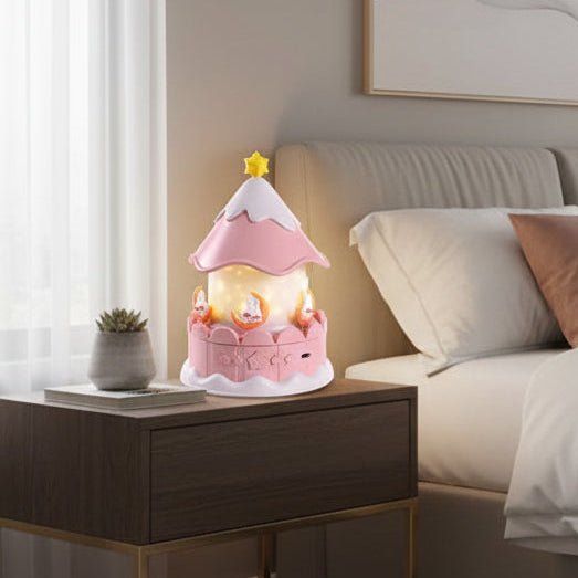 Cosmic Glow Galaxy Star Night Light for Bedroom - Lusomart