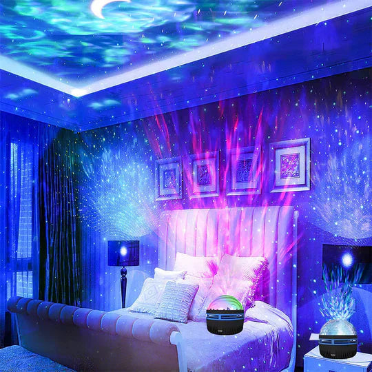 CelestialVista | Enchanting Dual Color Star Light Projector Lamp 1