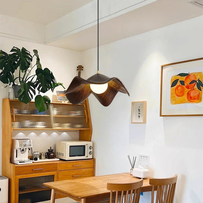 Minimalist Wave Resin Hanging Lamp