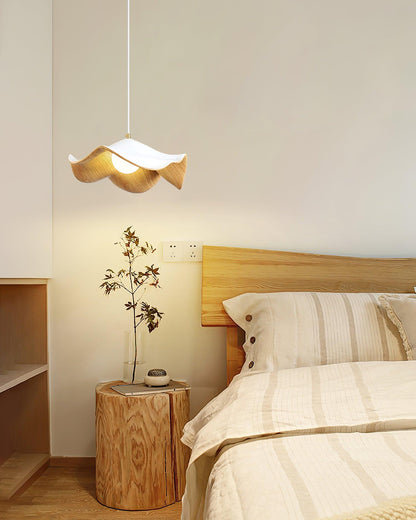 Minimalist Wave Resin Hanging Lamp