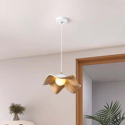 Minimalist Wave Resin Hanging Lamp