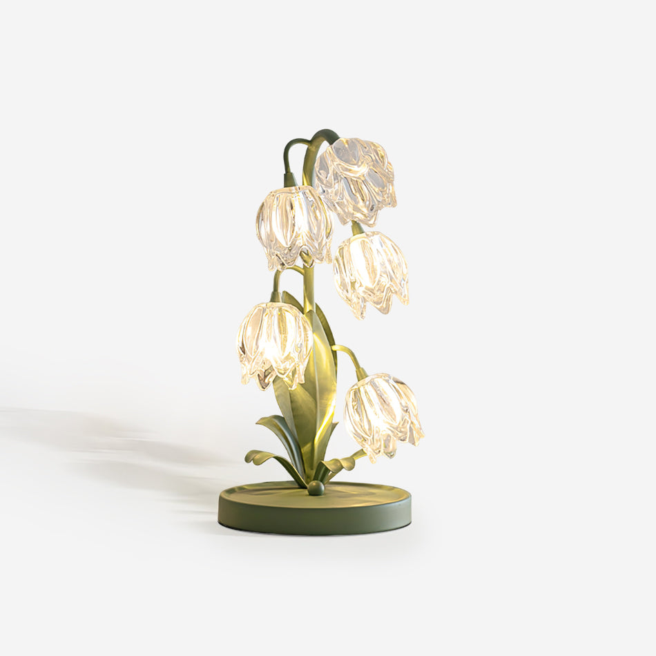 Beautiful Floral Desk Table Lamp - Lusomart