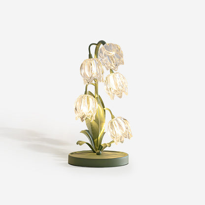 Beautiful Floral Desk Table Lamp - Lusomart