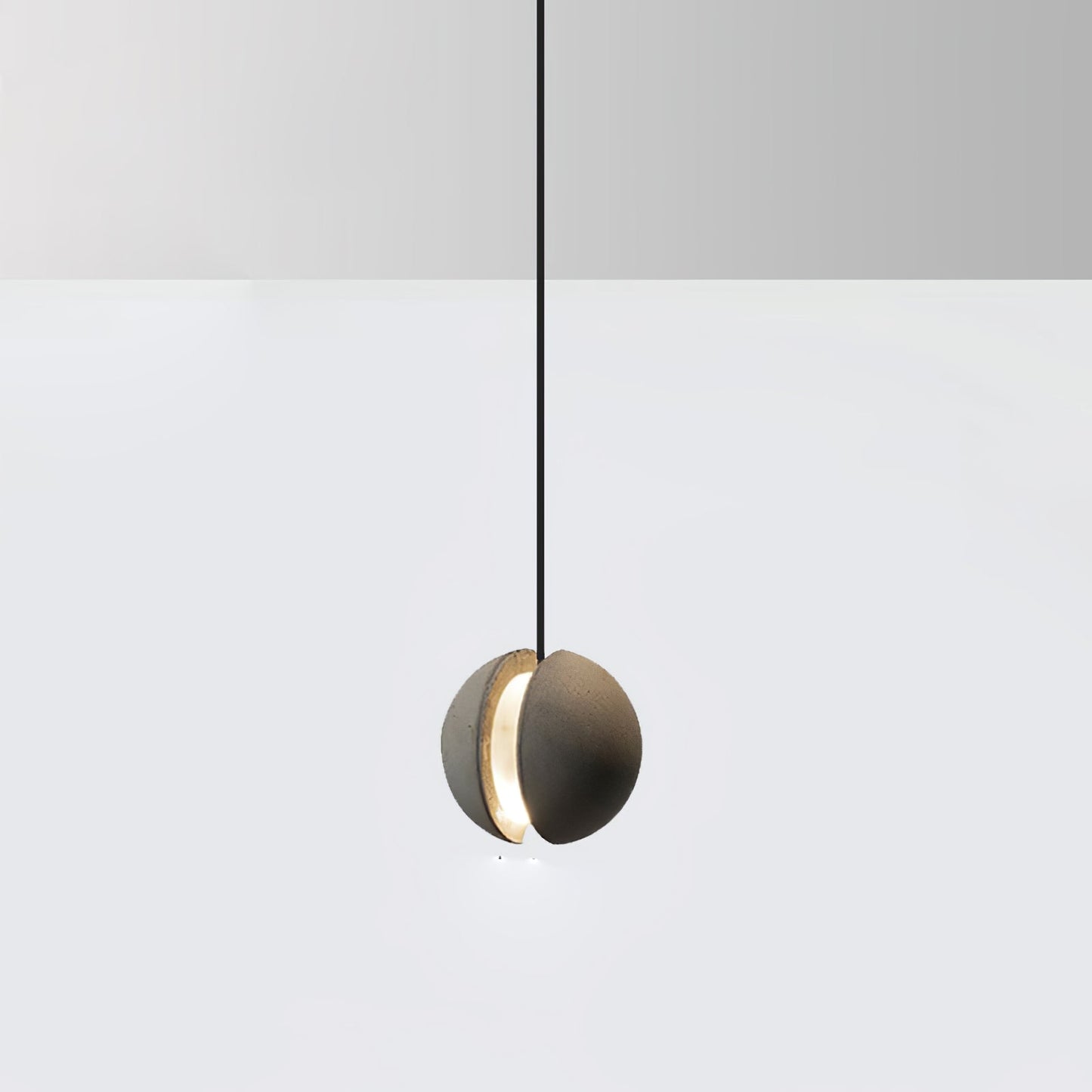 Cemento | Modern Minimalist Gray Concrete Pendant Light for Kitchen Island 11