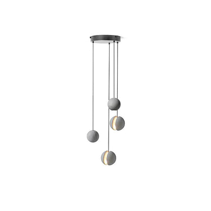 Cemento | Modern Minimalist Gray Concrete Pendant Light for Kitchen Island 13