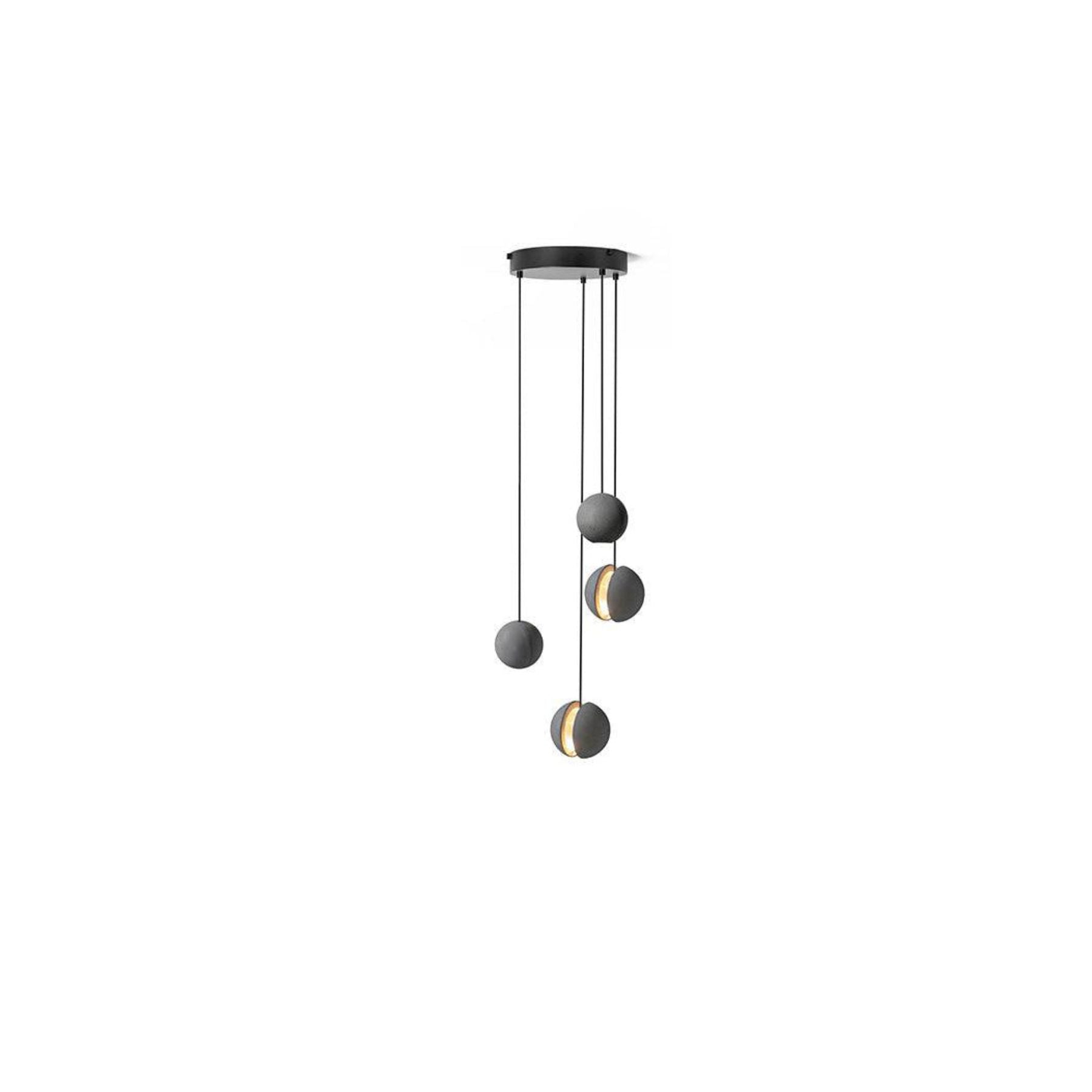Cemento | Modern Minimalist Gray Concrete Pendant Light for Kitchen Island 2