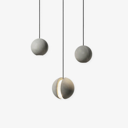 Cemento | Modern Minimalist Gray Concrete Pendant Light for Kitchen Island 3