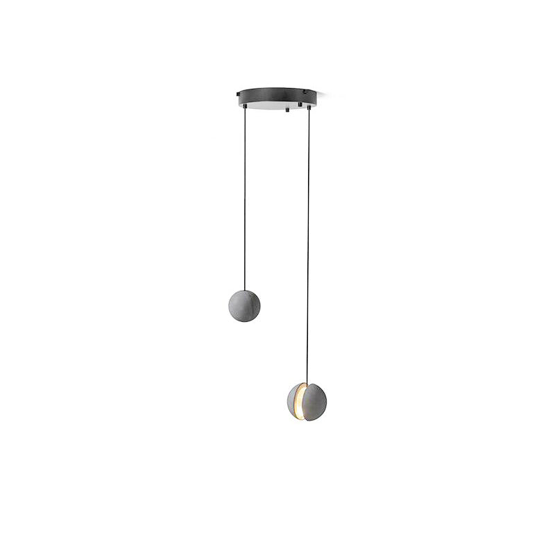 Cemento | Modern Minimalist Gray Concrete Pendant Light for Kitchen Island 9