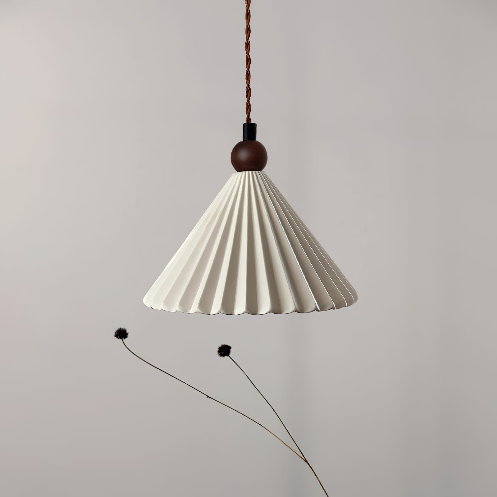 Ceramica | Elegant Dimmable Black Pendant Light for Kitchen or Living Room 5