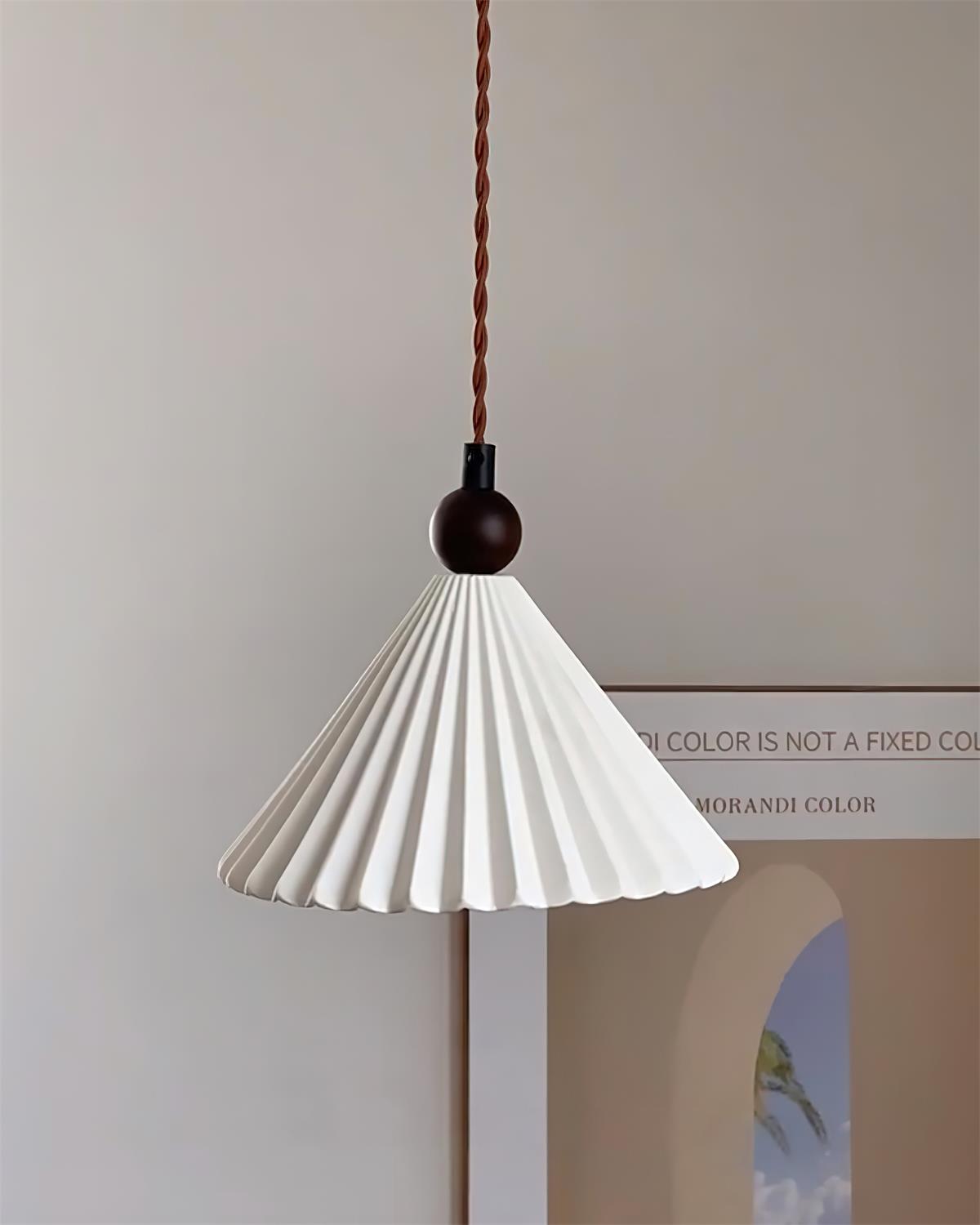 Ceramica | Elegant Dimmable Black Pendant Light for Kitchen or Living Room 7