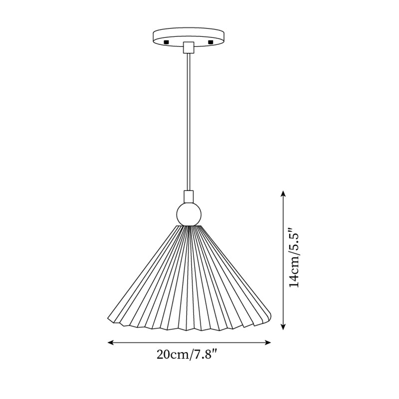Ceramica | Elegant Dimmable Black Pendant Light for Kitchen or Living Room 8