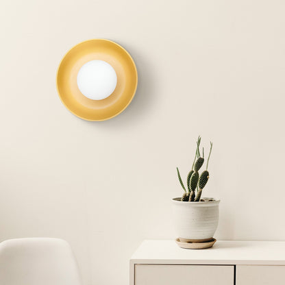 Ceramica | Stylish Warm Tone Modern Wall Sconce Lighting for Cozy Ambiance 2