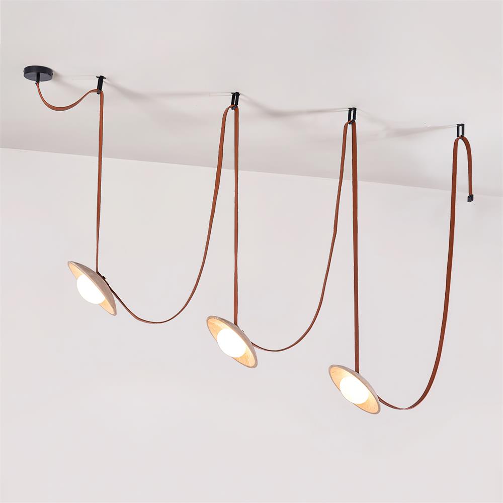 CeylonTravertine | Elegant Contemporary Glass Pendant Light for Cozy Spaces 2