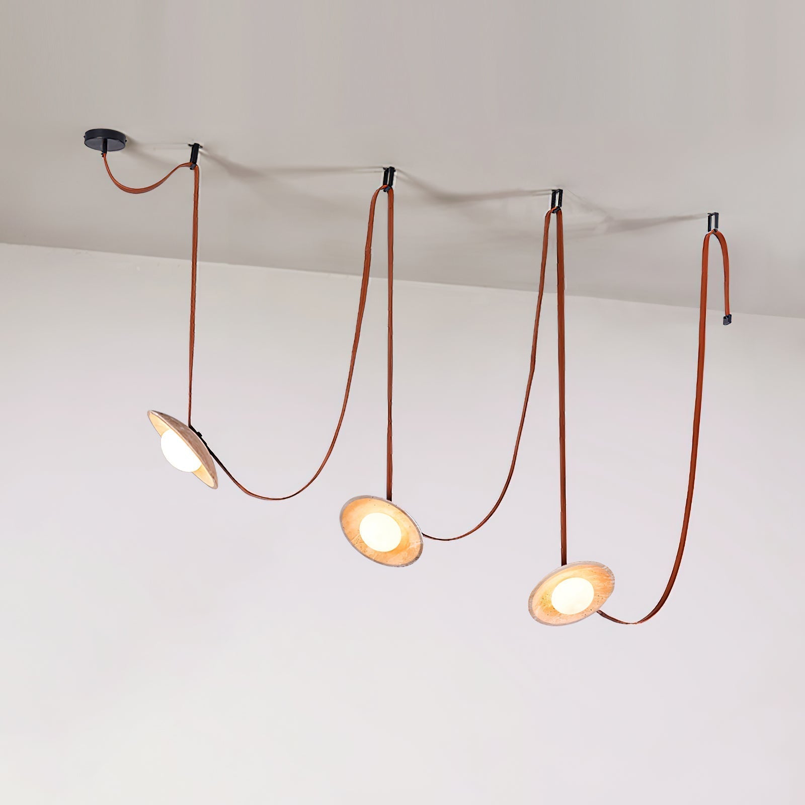CeylonTravertine | Elegant Contemporary Glass Pendant Light for Cozy Spaces 5