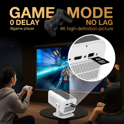 Ultimate Retro Gaming Projector with 110000 Classic Games