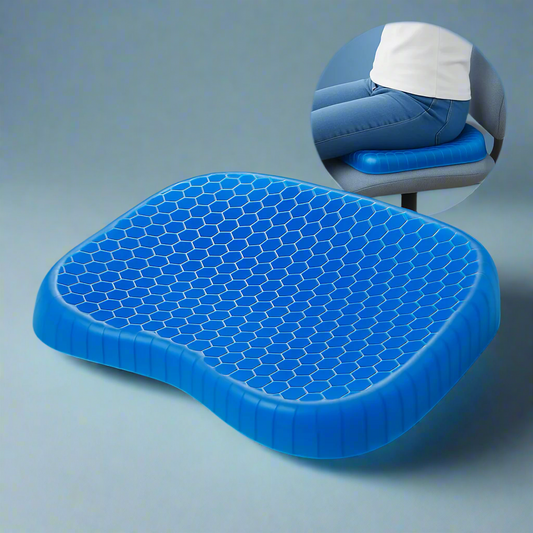 Comfort Gel Cushion For Back And Tailbone Support - Lusomart
