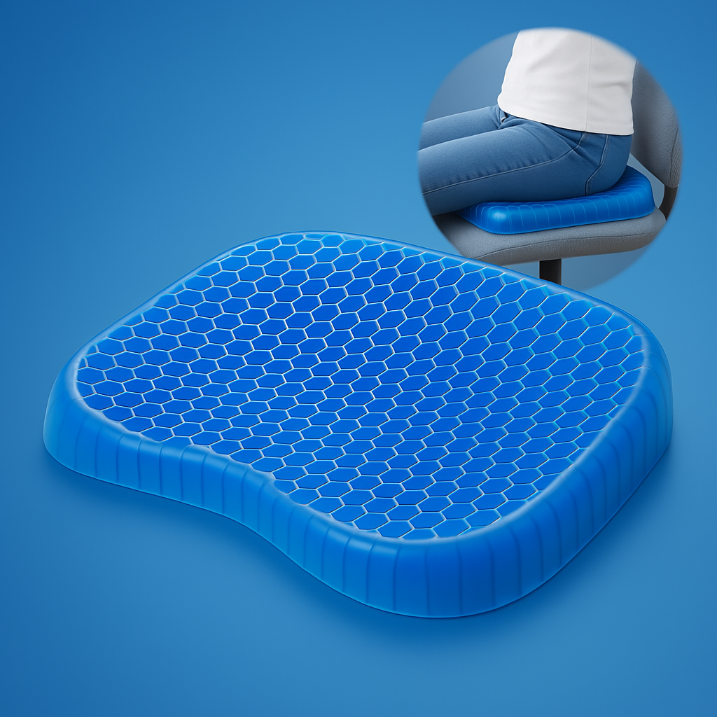 Comfort Gel Cushion For Back Pain Relief - Lusomart