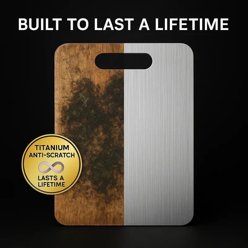 Hygienic Titanium Kitchen Cutting Board, Easy Clean