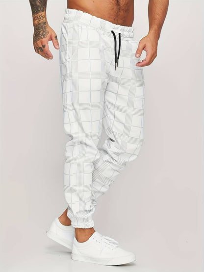 CheckMate | Stylish Modern Checked Jogging Pants for Men 5