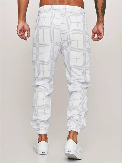 CheckMate | Stylish Modern Checked Jogging Pants for Men 7