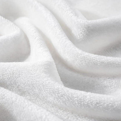 Classic Black White Plaid Throw Blanket