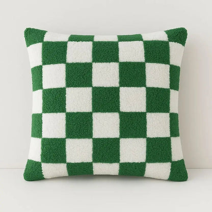 Colourful Square Pattern Pillow Cover - Lusomart