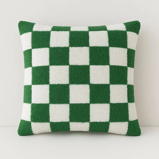 Colourful Square Pattern Pillow Cover - Lusomart