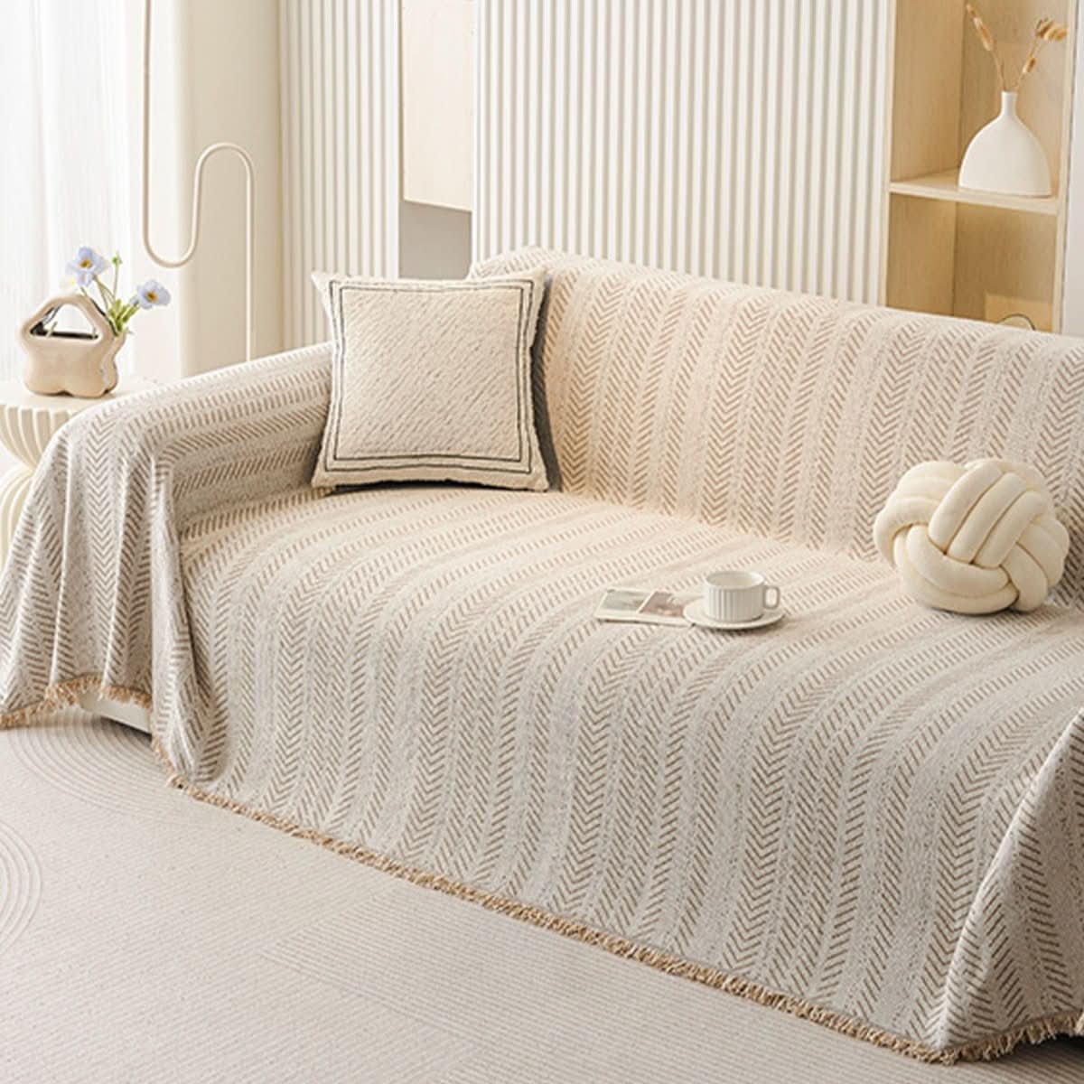 ChenilleGuard | Stylish Durable Scratch-Resistant Slipcover Sofa Protector 4