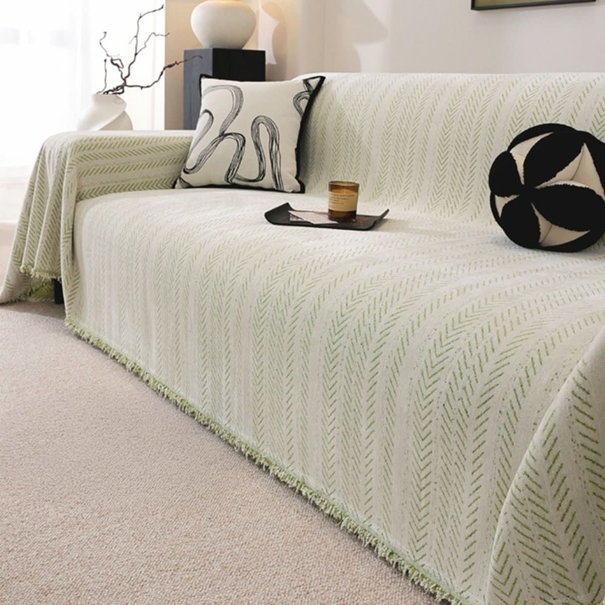 ChenilleGuard | Stylish Durable Scratch-Resistant Slipcover Sofa Protector 5
