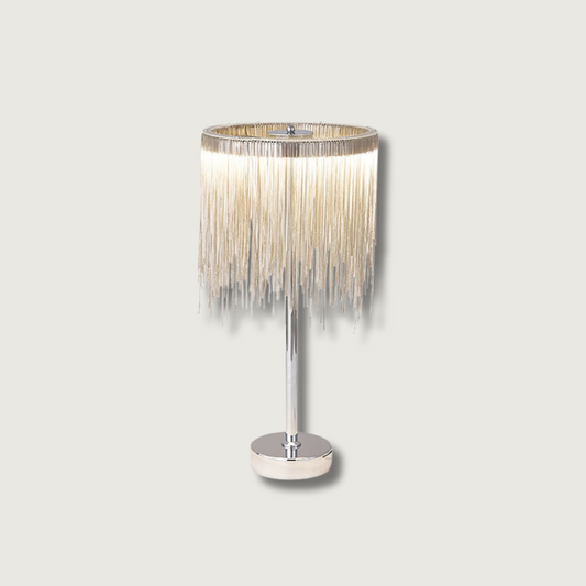 Stylish Tassel LED Table Light with Warm Glow - Lusomart