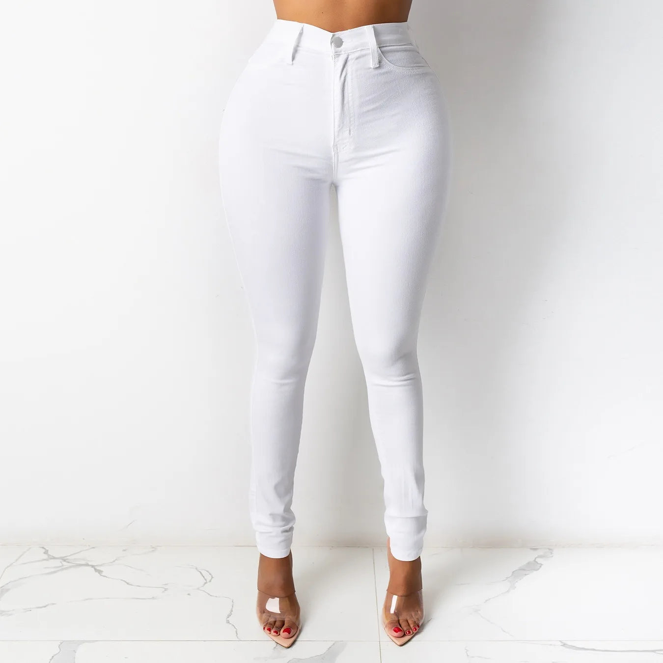 ChicVogue | Elegant High-Waisted Black Jeggings for Women 4